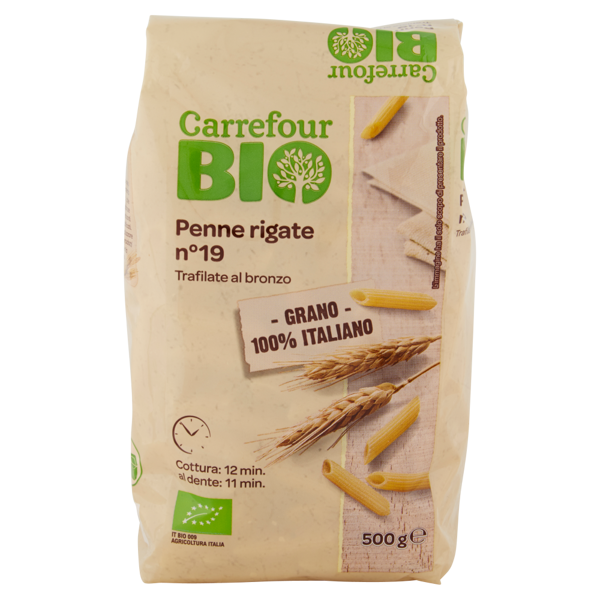 Image of Carrefour Bio Penne rigate n°19 500 g 901644