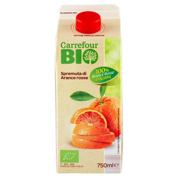 Image of Carrefour Bio Spremuta di Arance rosse 750 ml 908431