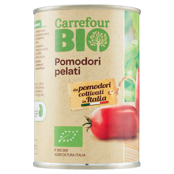Image of Carrefour Bio Pomodori pelati 400 g 959284