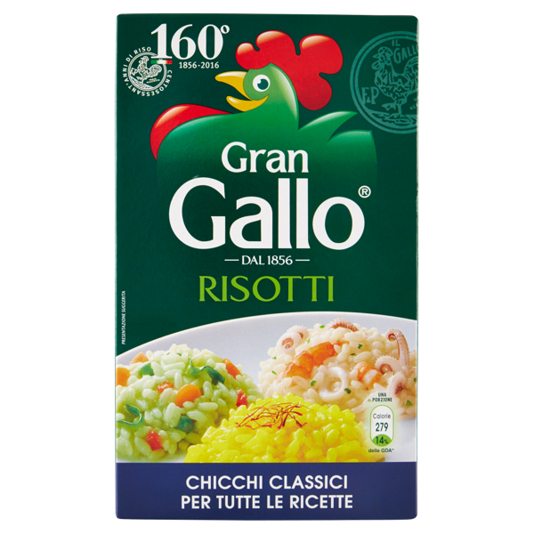 Image of Gran Gallo Risotti Chicchi Classici per Tutte le Ricette 1 kg 2253