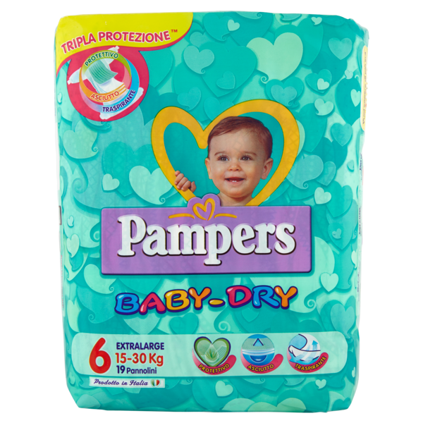 Image of Pampers Baby Dry XL PB x19 1379384