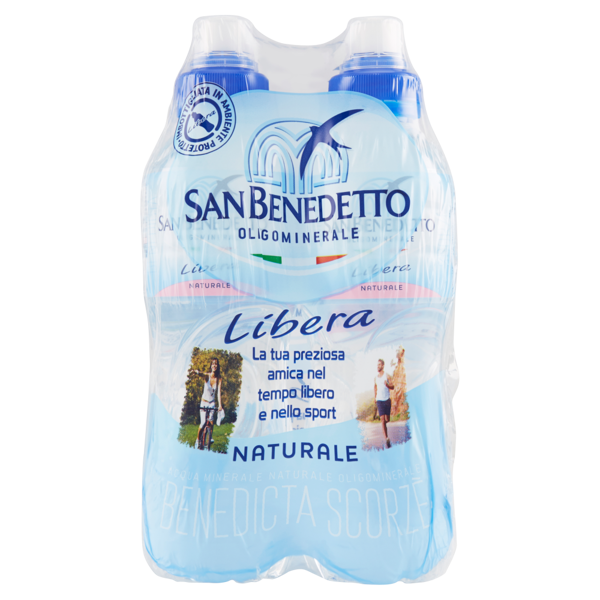 Image of Acqua Minerale San Benedetto Benedicta Libera Pull&Push naturale 4 x 0,5L 1176589