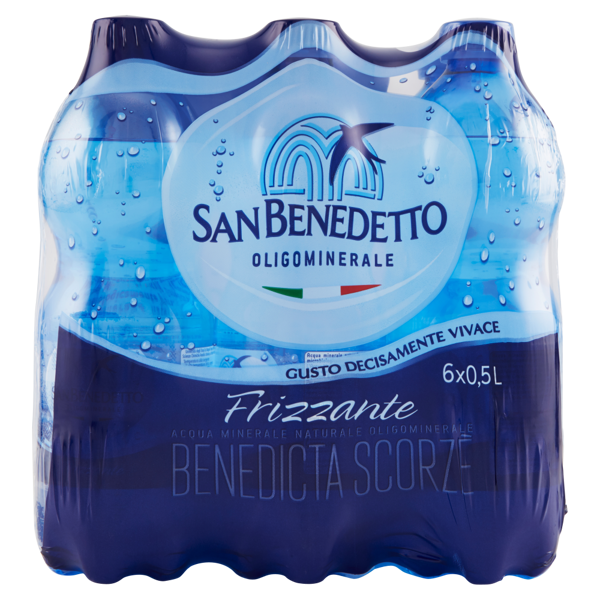 Image of Acqua Minerale San Benedetto Benedicta frizzante 6 x 0,5L 12865