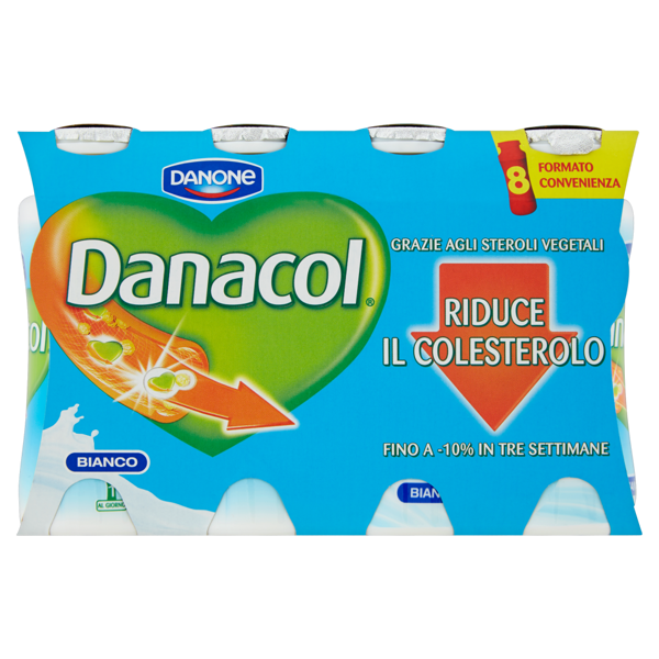 Image of Danone Danacol bianco 8 x 100 g 1214882