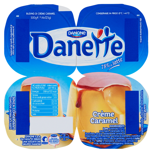 Image of Danette Crème Caramel 4 x 125 g 1567535
