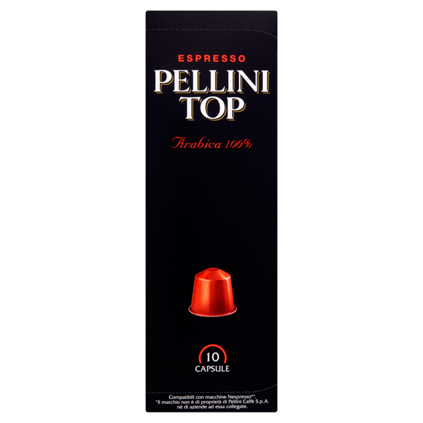 Image of Pellini Top arabica 100% 10 capsule 50 g 1505799