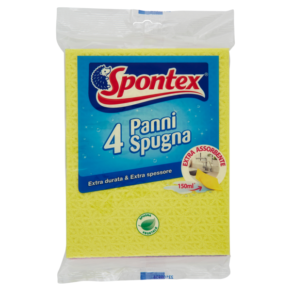 Image of Spontex Panni Spugna x4 993100