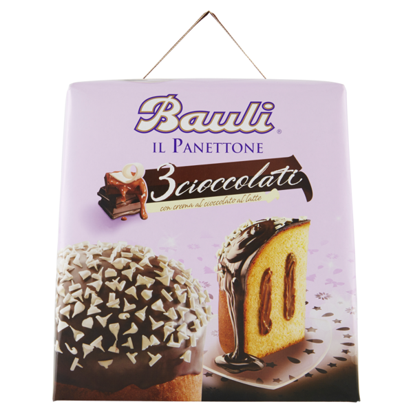 Image of Panettone 3 cioccolati Bauli 750g 1520558