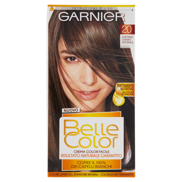 Image of Garnier Belle Color Crema Color Facile 20 Castano Chiaro Naturale 6595