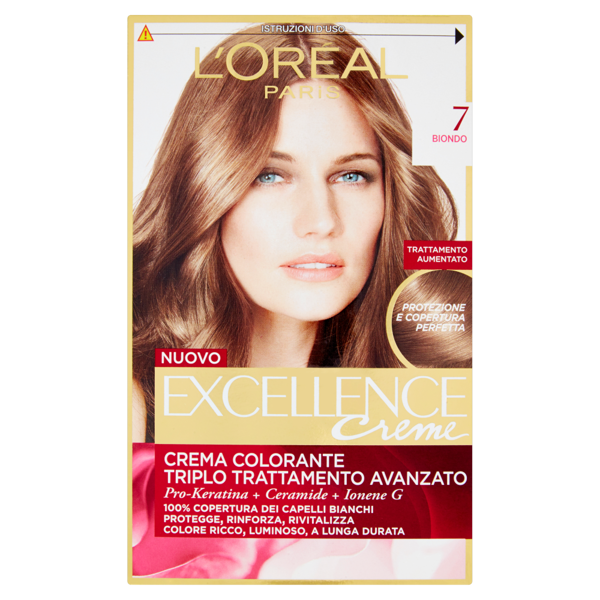 Image of L'Oréal Paris Excellence Creme Crema Colorante 7 Biondo 6640