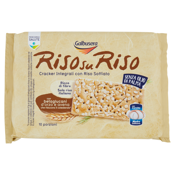 Image of Galbusera RisosuRiso Cracker Integrali con Riso Soffiato 380 g 1222191