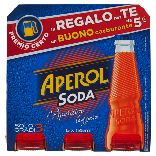 Image of Aperol Soda 6 x 125 ml 812561