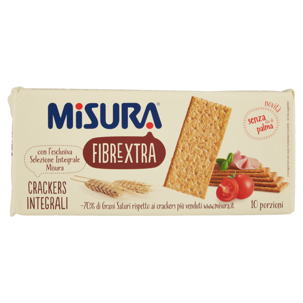 Image of Misura Fibrextra Crackers integrali 385 g 1543155