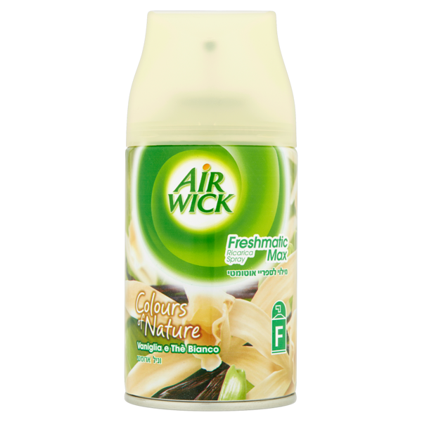 Image of Air Wick Freshmatic max ricarica spray vaniglia e thè bianco 250 ml 1242216