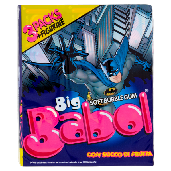 Image of Big Babol con Succo di Frutta Batman 111 g 98799