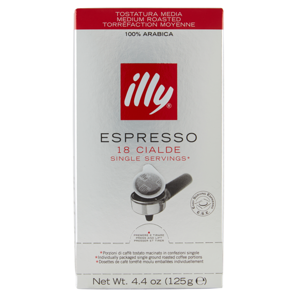 Image of illy Espresso 18 Cialde Tostatura Media 125 g 1170089