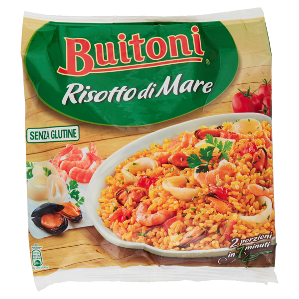 Image of BUITONI RISOTTO DI MARE SENZA GLUTINE riso con molluschi e crostacei surgelato 650g 482042