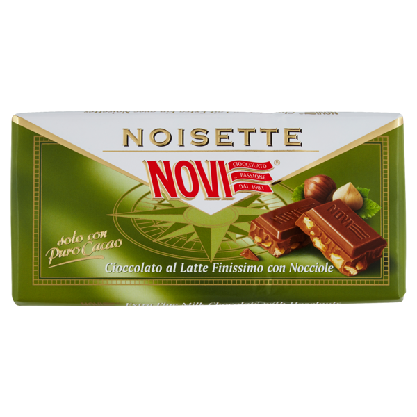 Image of Novi Noisette Cioccolato al latte finissimo con nocciole 100 g 5257
