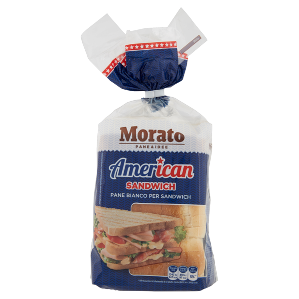 Image of Morato American Sandwich pane bianco per sandwich 550 g 1324999