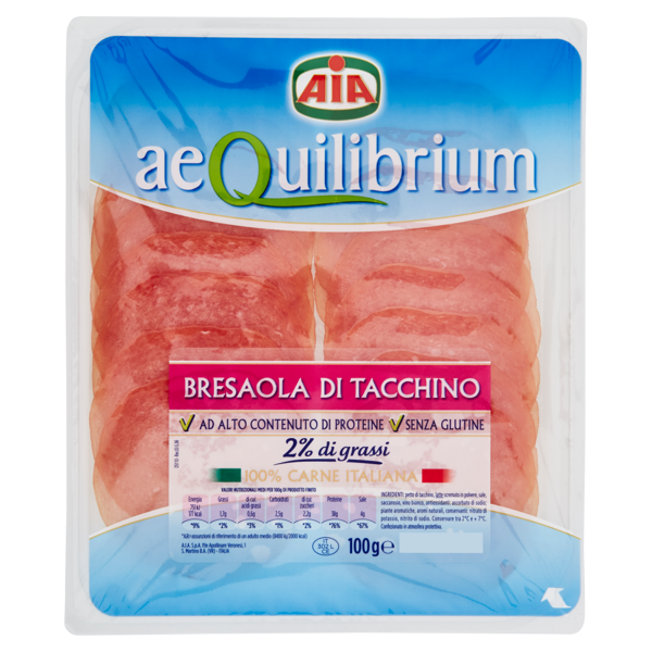 Image of Aia aeQuilibrium Bresaola di Tacchino 100 g 1321467