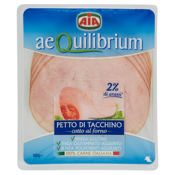 Image of Aia aeQuilibrium Petto di Tacchino cotto al forno 140 g 1070408