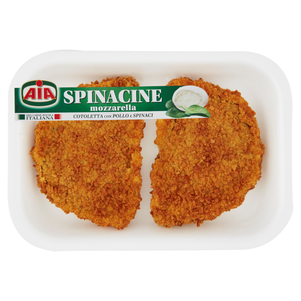 Image of Aia Spinacine mozzarella Cotoletta con Pollo e Spinaci 0,245 kg 1215540