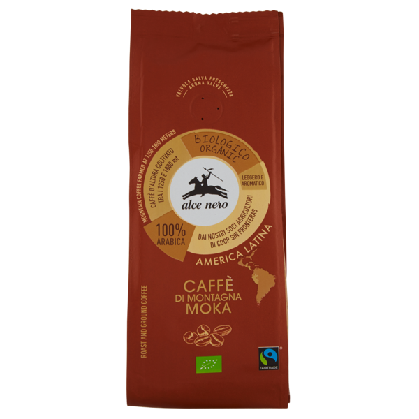 Image of alce nero America Latina Caffè di Montagna Moka Fairtrade 250 g 1098648