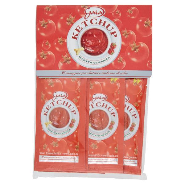 Image of Gaia Ketchup ricetta classica 6 bustine x 12 g 1331348