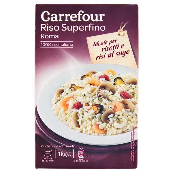 Image of Carrefour Riso Superfino Roma 1 kg 793410