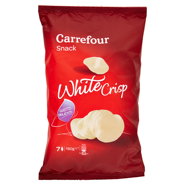 Image of Carrefour Snack White Crisp 180 g 793624