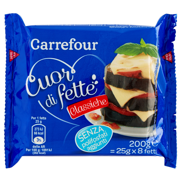 Image of Carrefour Cuor di fette Classiche 8 x 25 g 849959