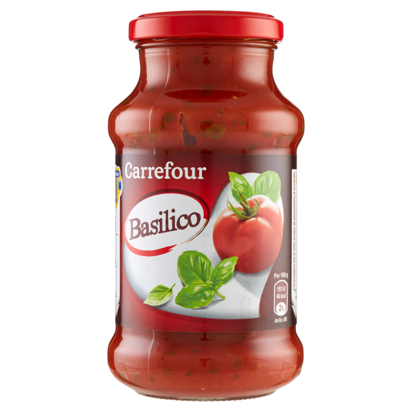 Image of Carrefour Sugo di pomodoro con basilico 400 g 851743