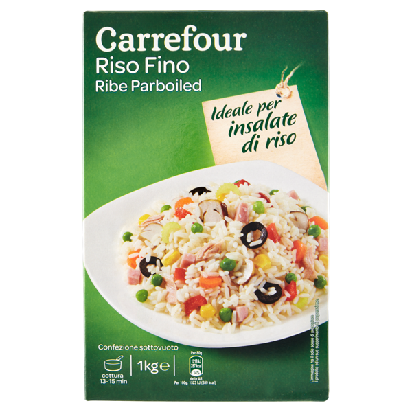 Image of Carrefour Riso Fino Ribe Parboiled per insalate 1 kg 861404