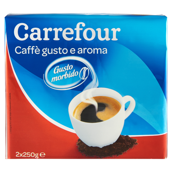 Image of Carrefour Caffè gusto e aroma gusto morbido 2 x 250 g 896050