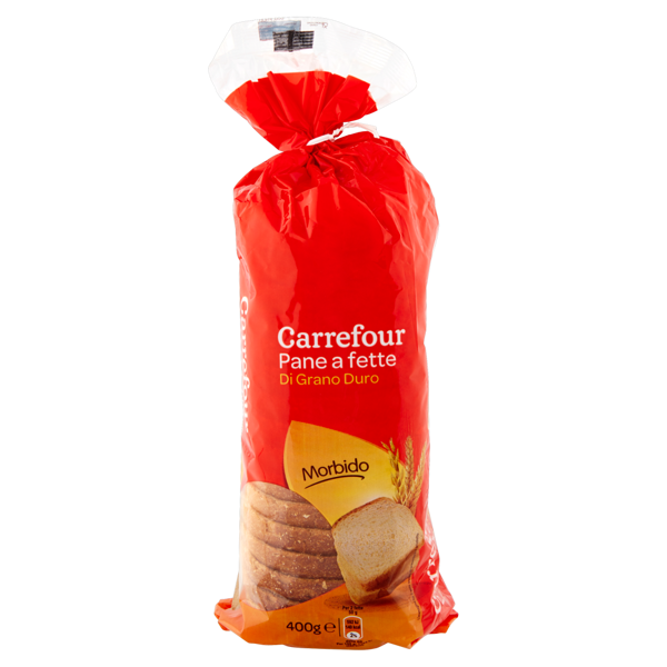 Image of Carrefour Pane a fette di Grano Duro 400 g 1329615