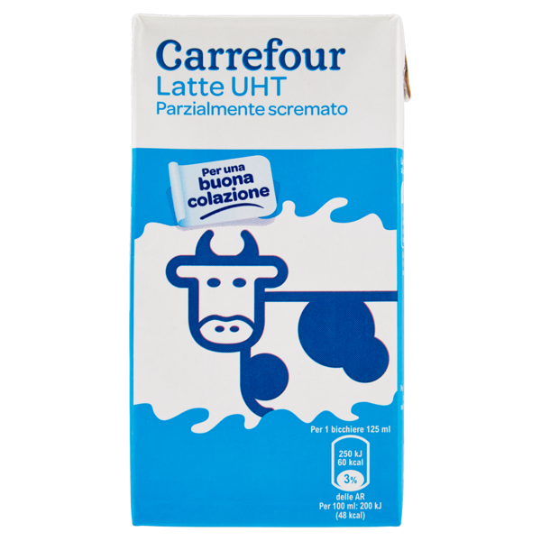 Image of Carrefour Latte UHT Parzialmente scremato 500 ml 941687