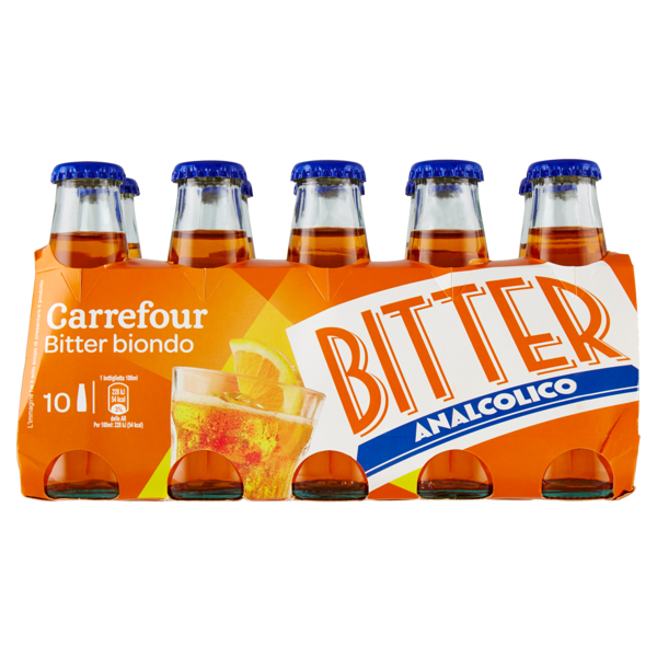 Image of Carrefour Bitter biondo 10 x 100 ml 1088132