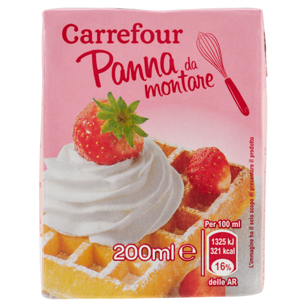 Image of Carrefour Panna da montare 200 ml 1081560