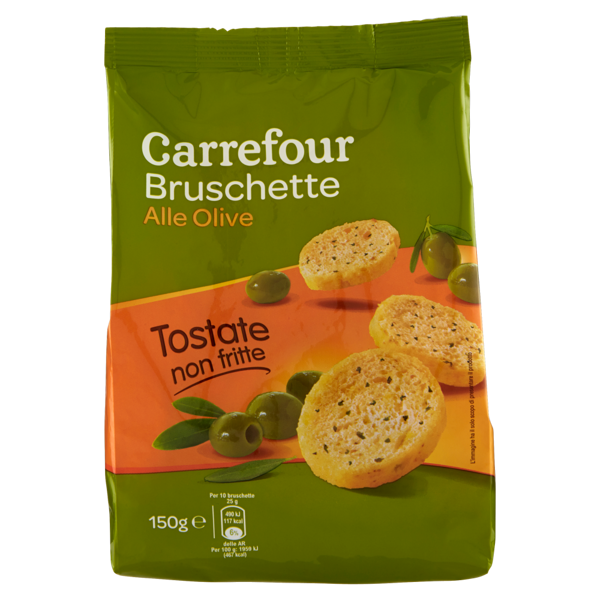 Image of Carrefour Bruschette alle Olive 150 g 1094607