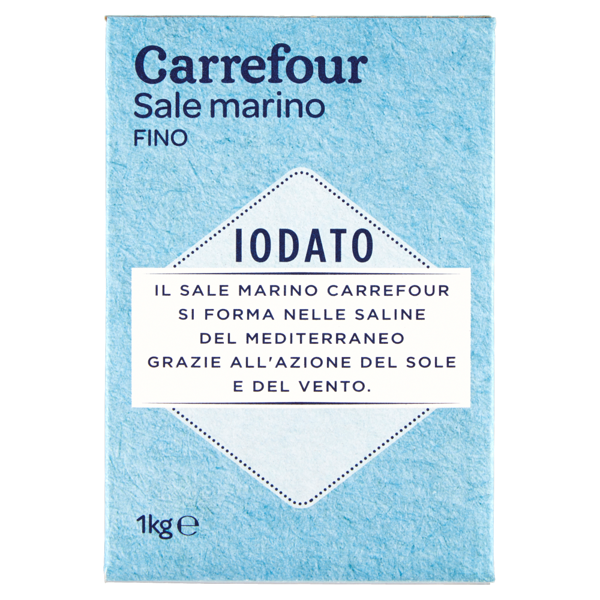 Image of Carrefour Sale marino fino iodato 1 kg 1136957