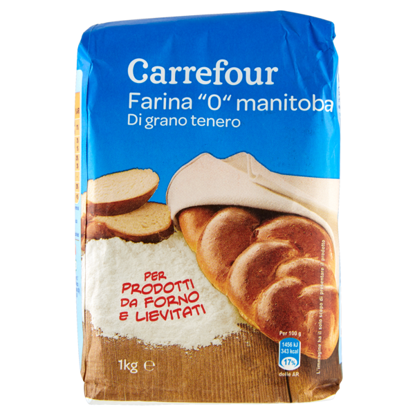 Image of Carrefour Farina "0" manitoba di grano tenero 1 kg 1154778