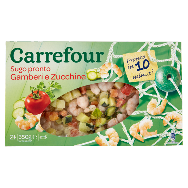 Image of Carrefour Sugo pronto Gamberi e Zucchine Surgelato 350 g 1152004