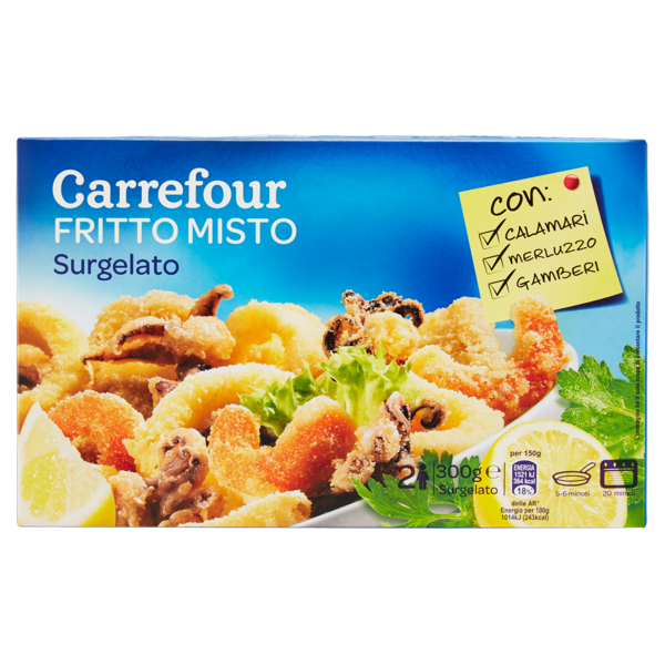Image of Carrefour Fritto Misto Surgelato 30 g 1165023
