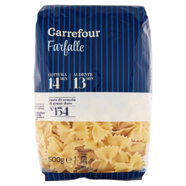 Image of Carrefour Farfalle N°154 500 g 1278761