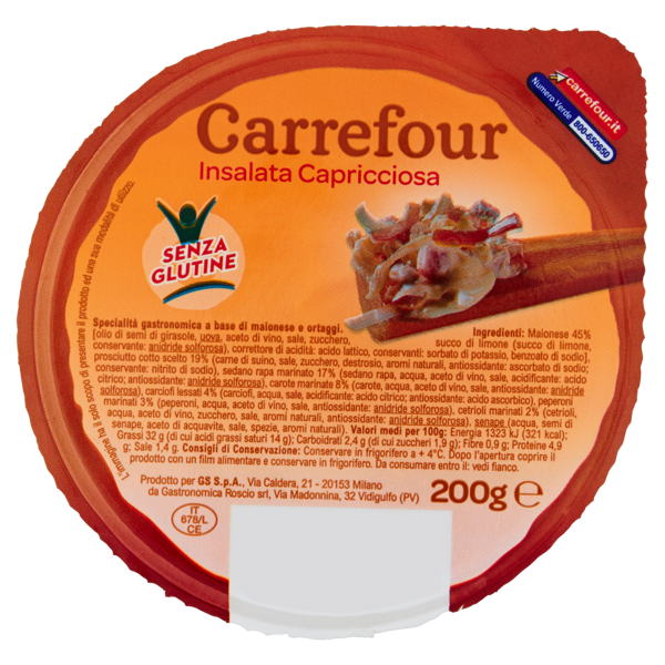 Image of Carrefour Insalata Capricciosa 200 g 1307027