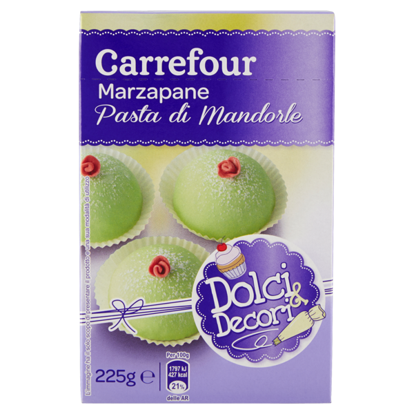 Image of Carrefour Dolci & Decori Marzapane Pasta di Mandorle 225 g 1360080