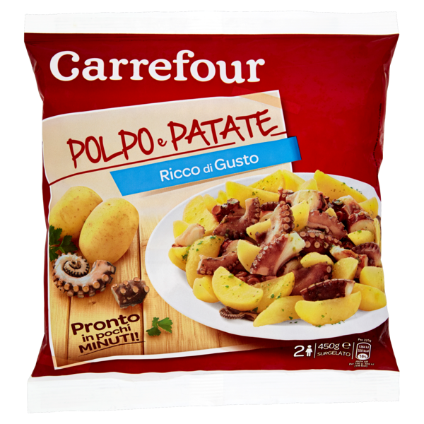 Image of Carrefour Polpo e Patate Surgelato 450 g 1329407