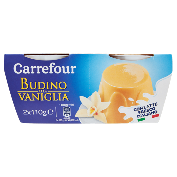 Image of Carrefour Budino alla Vaniglia 2 x 110 g 1349591