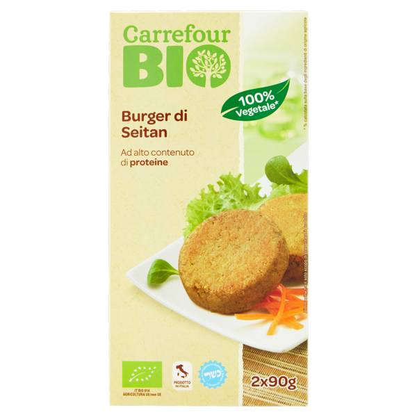Image of Carrefour Bio Burger di Seitan 2 x 90 g 1438695