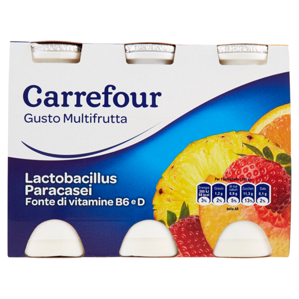 Image of Carrefour Gusto Multifrutta 6 x 100 g 1481962